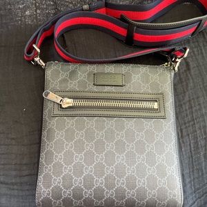 GG Black Small messenger bag.